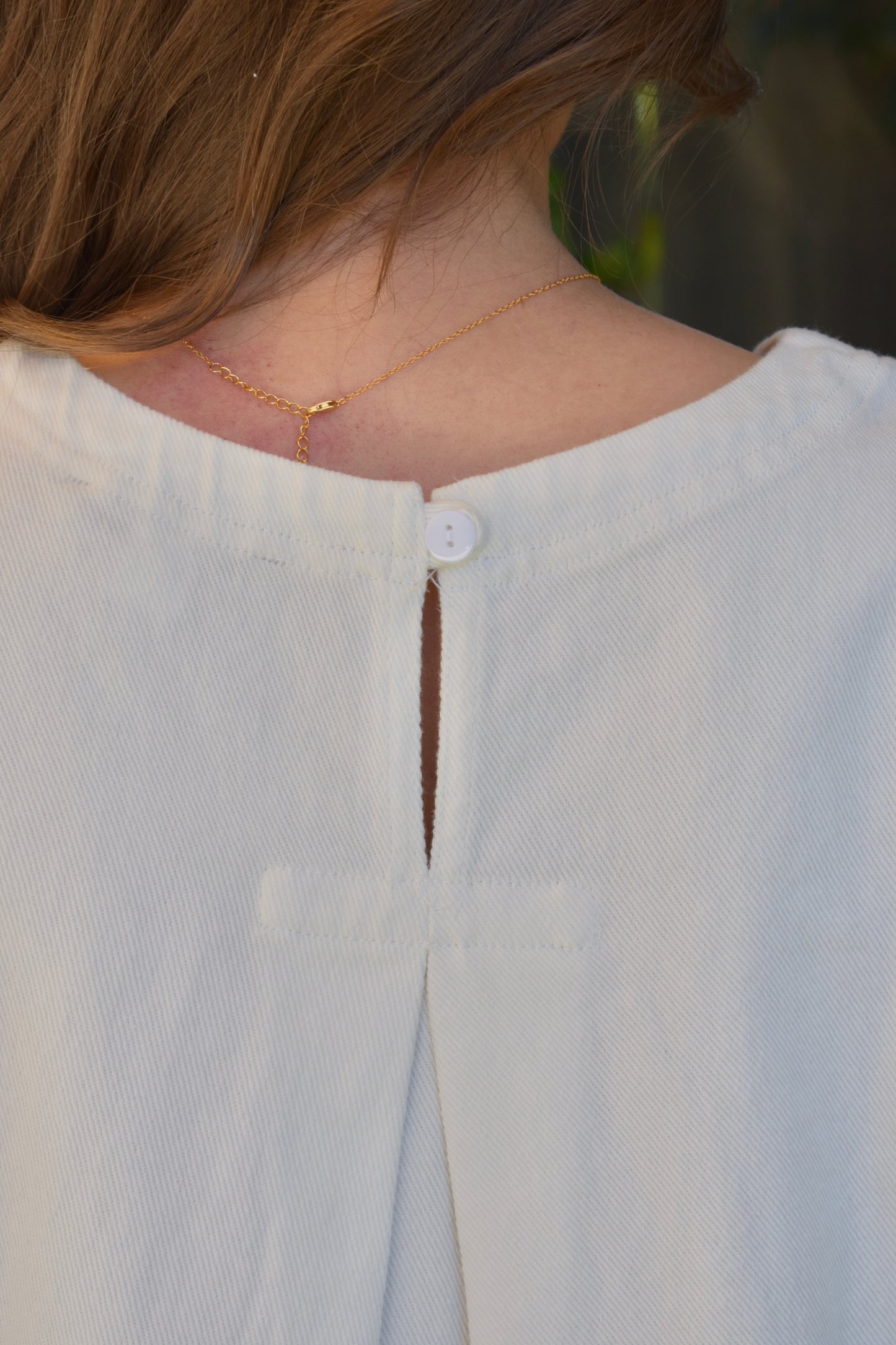White Denim Tank