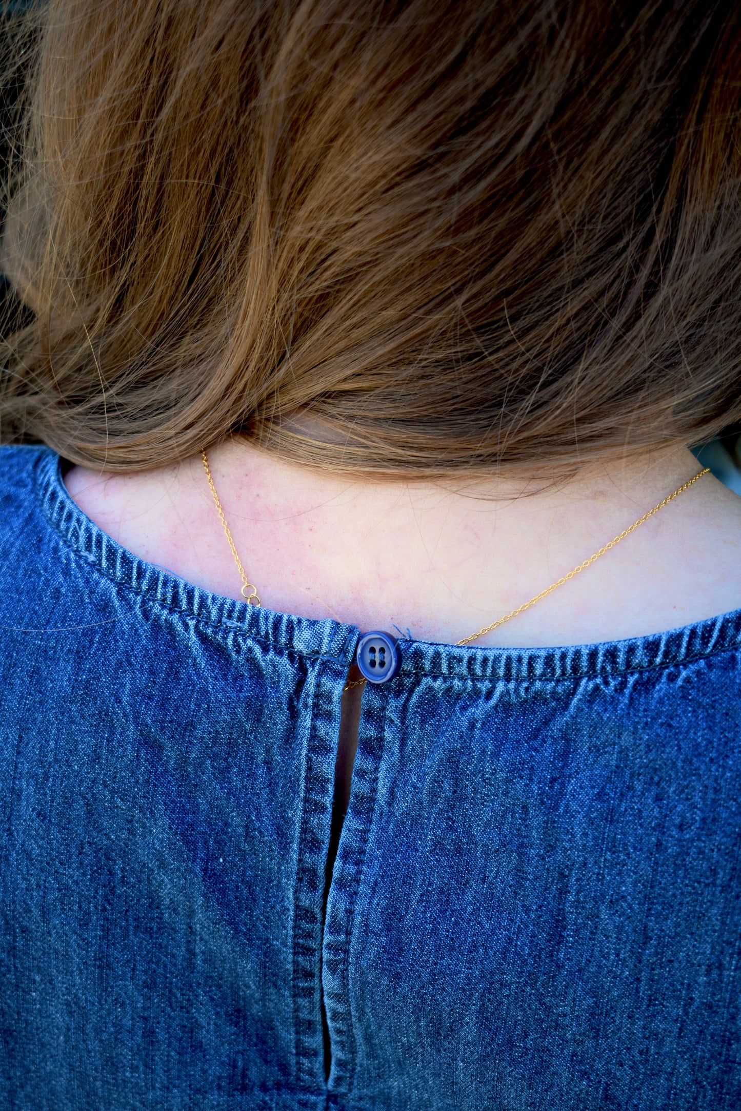 Denim Flag Top