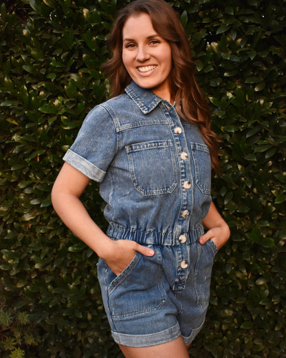 Denim Dreams Romper