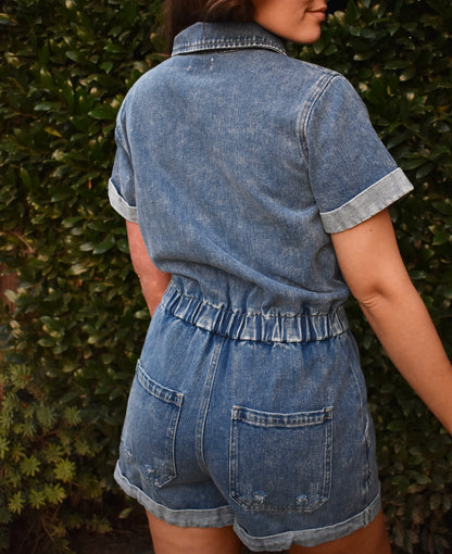 Denim Dreams Romper
