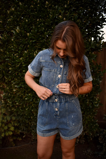 Denim Dreams Romper